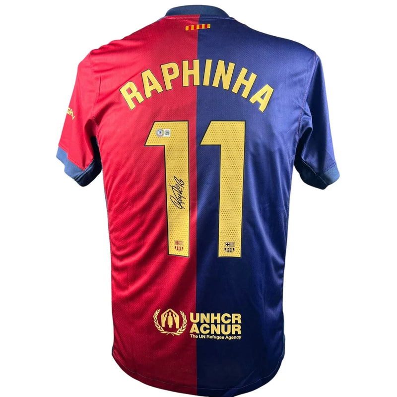 Raphinha Signed Barcelona 2024-2025 Jersey