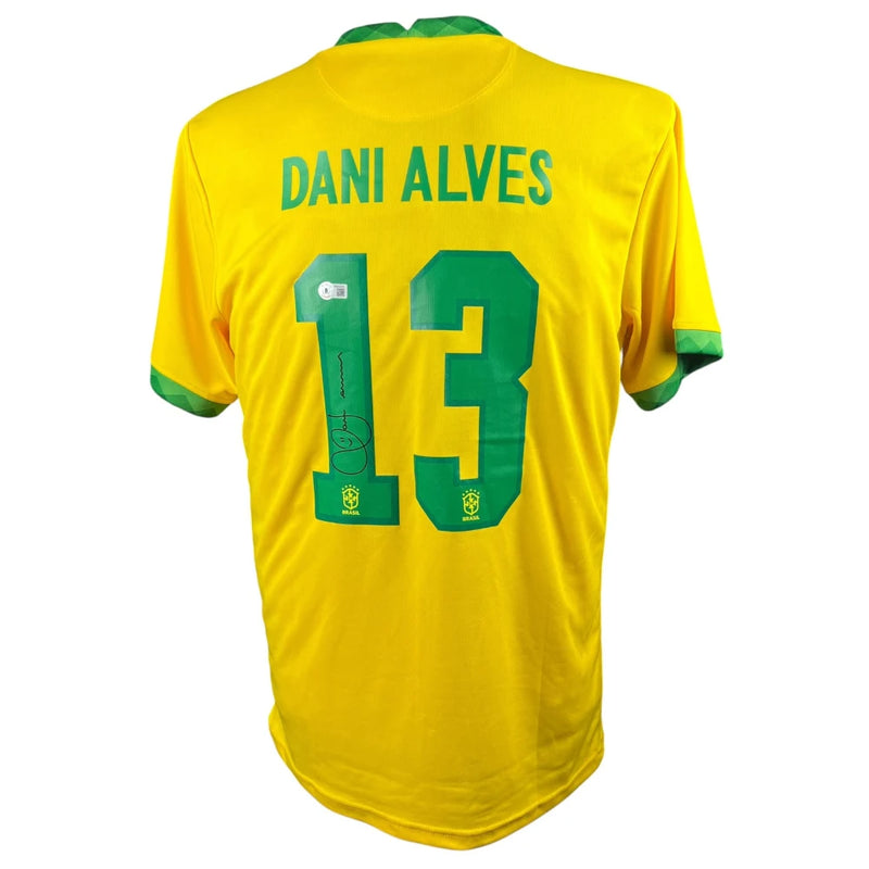 Dani Alves Signed Brazil Jersey
