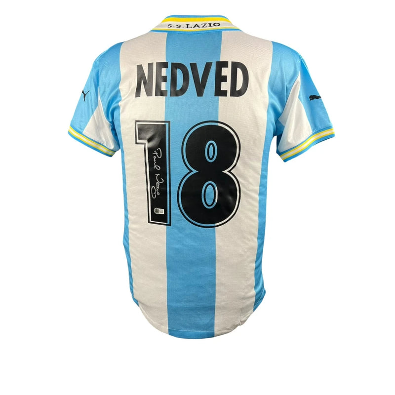 Pavel Nedvěd Signed Lazio FC 1999-2000 Jersey