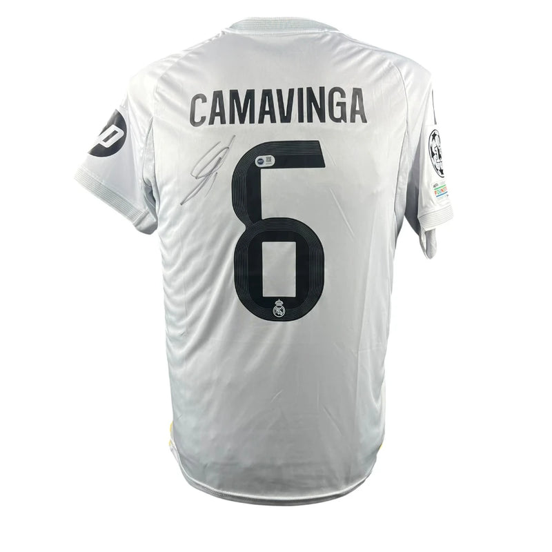 Eduardo Camavinga Signed Real Madrid 2025-2026 Jersey