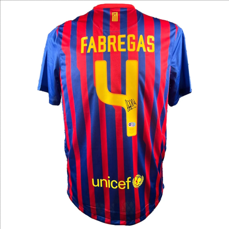 Cesc Fabregas Signed Barcelona 2011-2012 Jersey