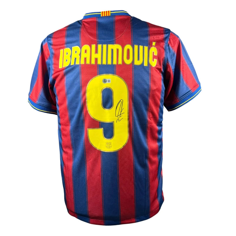 Zlatan Ibrahimovic Signed Barcelona FC 2009-2010 Jersey