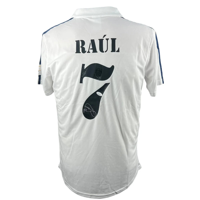 Raul Gonzalez Signed Real Madrid 2001-2002 Jersey