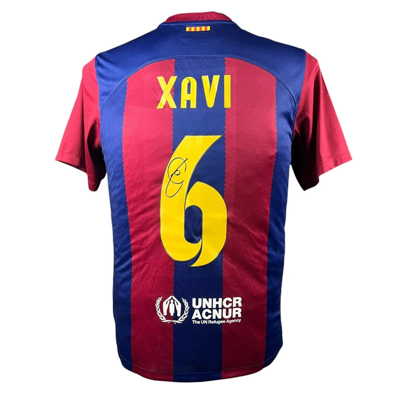 Xavi Hernandez Signed Barcelona 2023-2024 Jersey