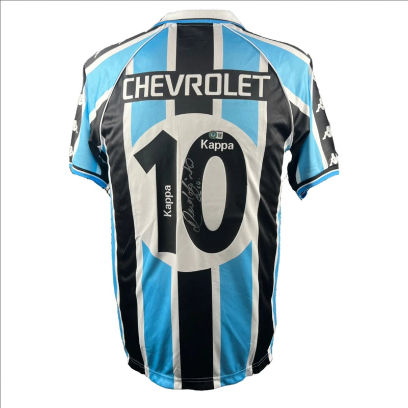 Ronaldinho Signed Grêmio FBPA 1999-2000 Jersey
