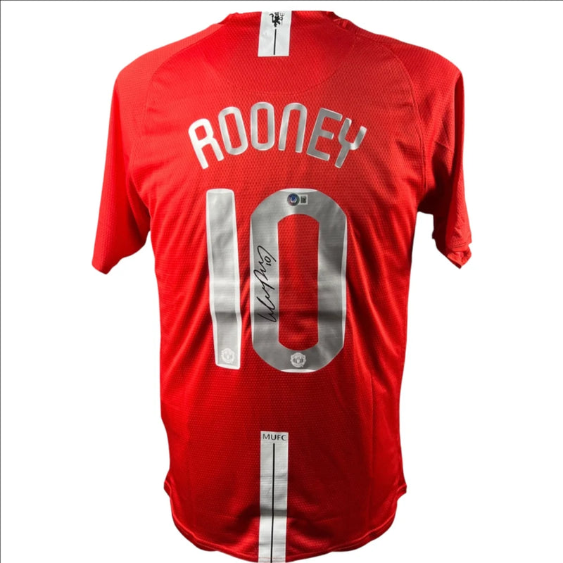 Wayne Rooney Signed Manchester United 2008 Jersey
