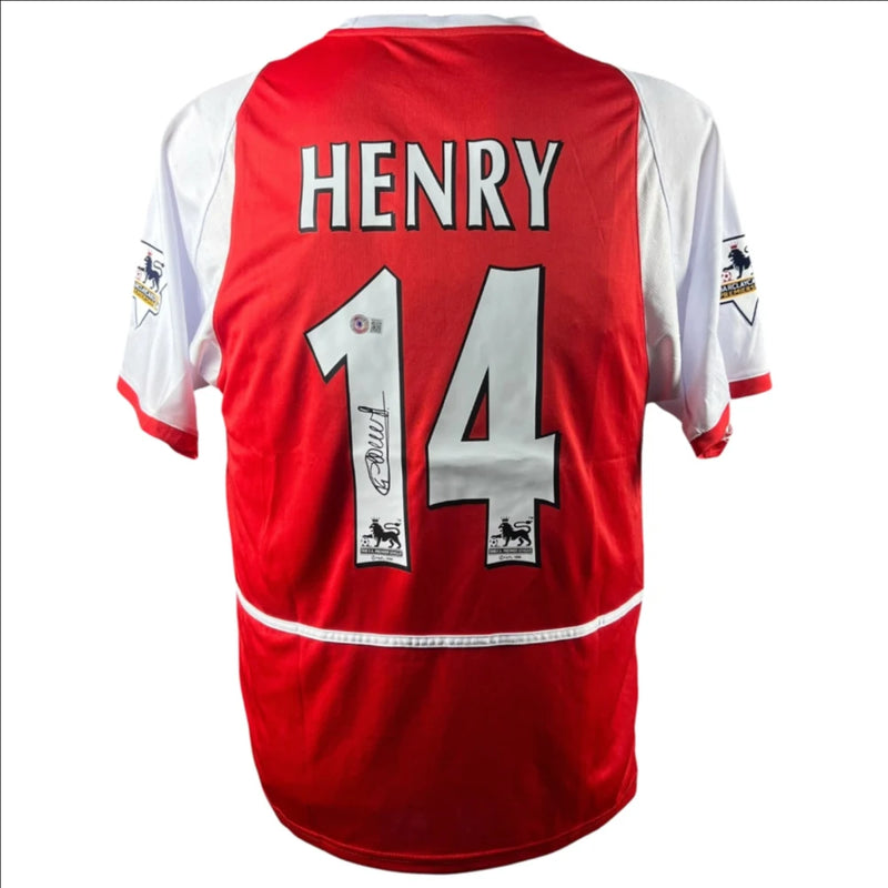 Thierry Henry Signed Arsenal 2002-2003 Home Jersey