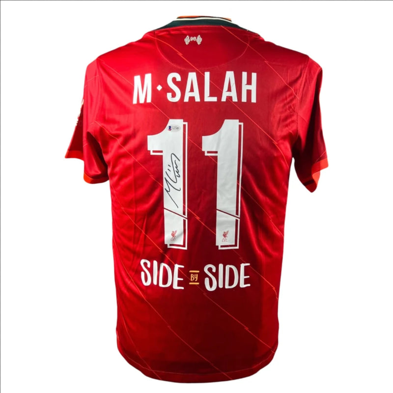 Mohamed Salah Signed Liverpool 2021-2022 Jersey