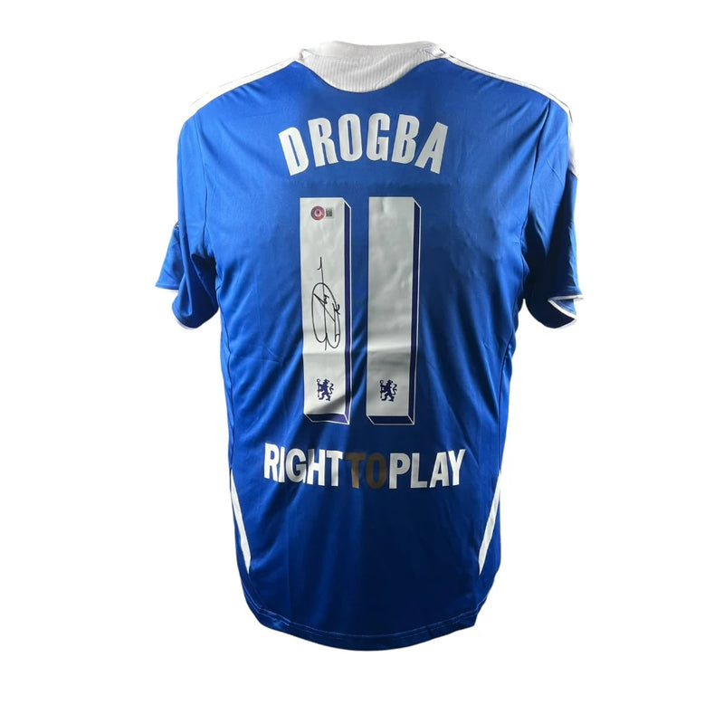 Didier Drogba Signed Chelsea 2011-2012 Jersey