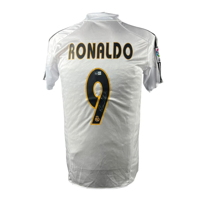 Ronaldo Nazario Signed Real Madrid 2002-2003 Home Jersey