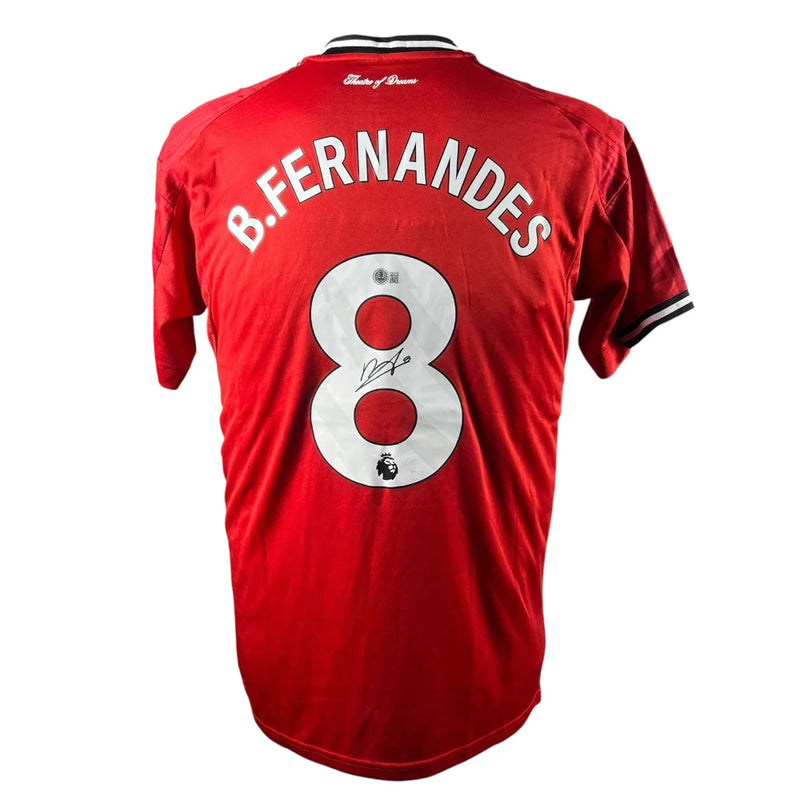 Bruno Fernandes Signed Manchester United 2025-2026 Jersey