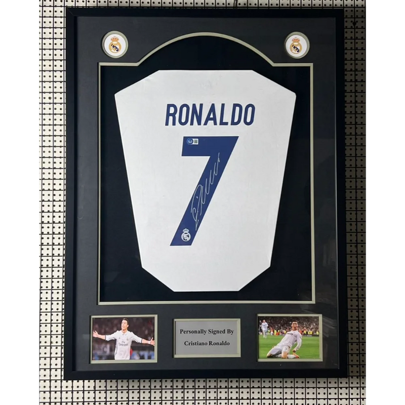 Cristiano Ronaldo Signed Real Madrid Jersey