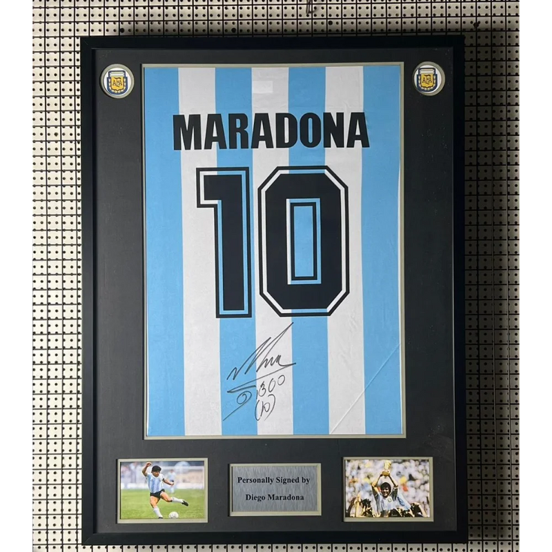 Diego Maradona Signed Argentina Jersey