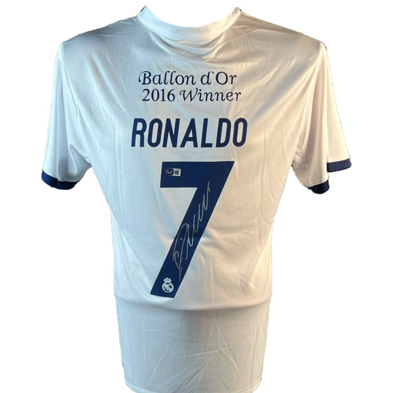Cristiano Ronaldo Signed Real Madrid Jersey