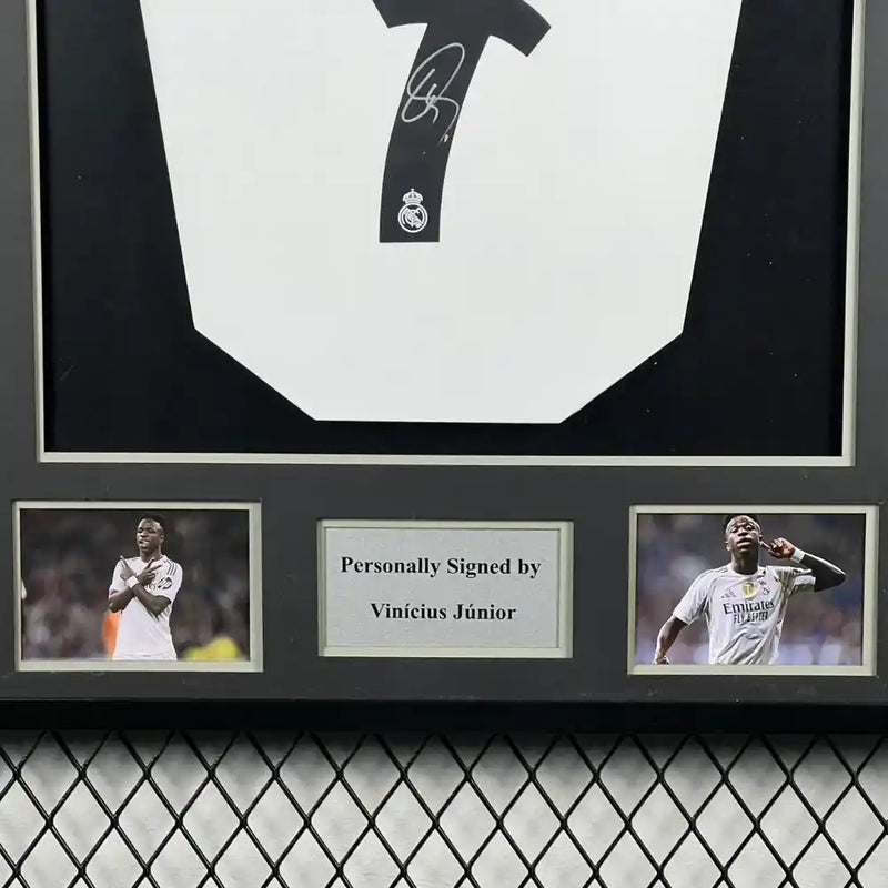 Vinicius Junior Signed Real Madrid Jersey