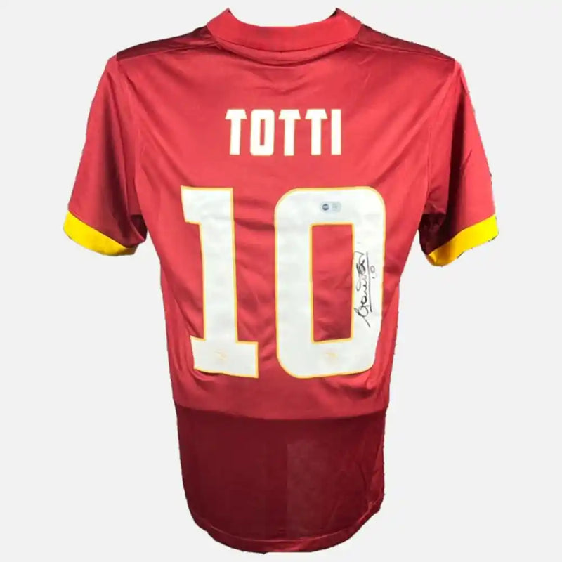 Francesco Totti Signed AS Roma 2014 - 2015 Jersey