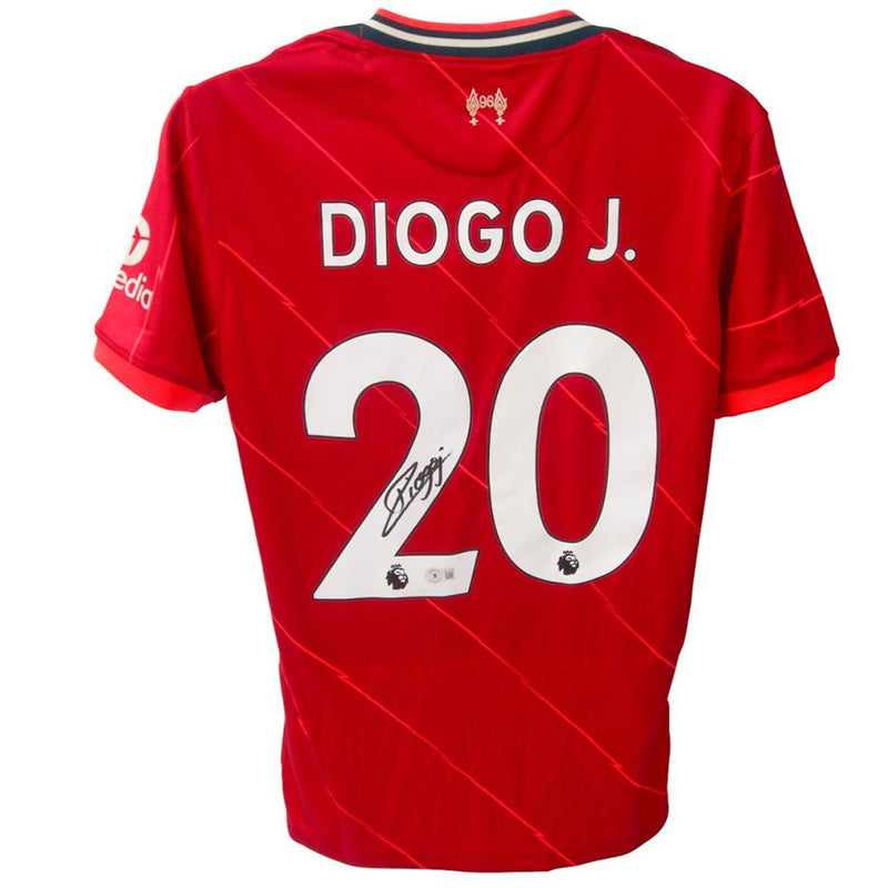 Diogo Jota Signed Liverpool Jersey