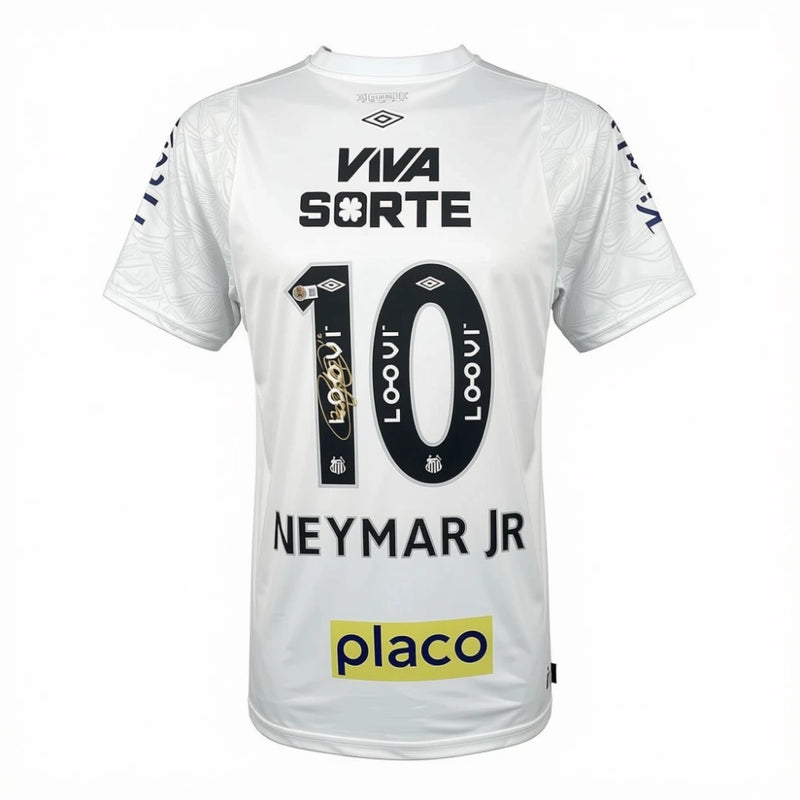 Neymar Signed Santos FC Jersey