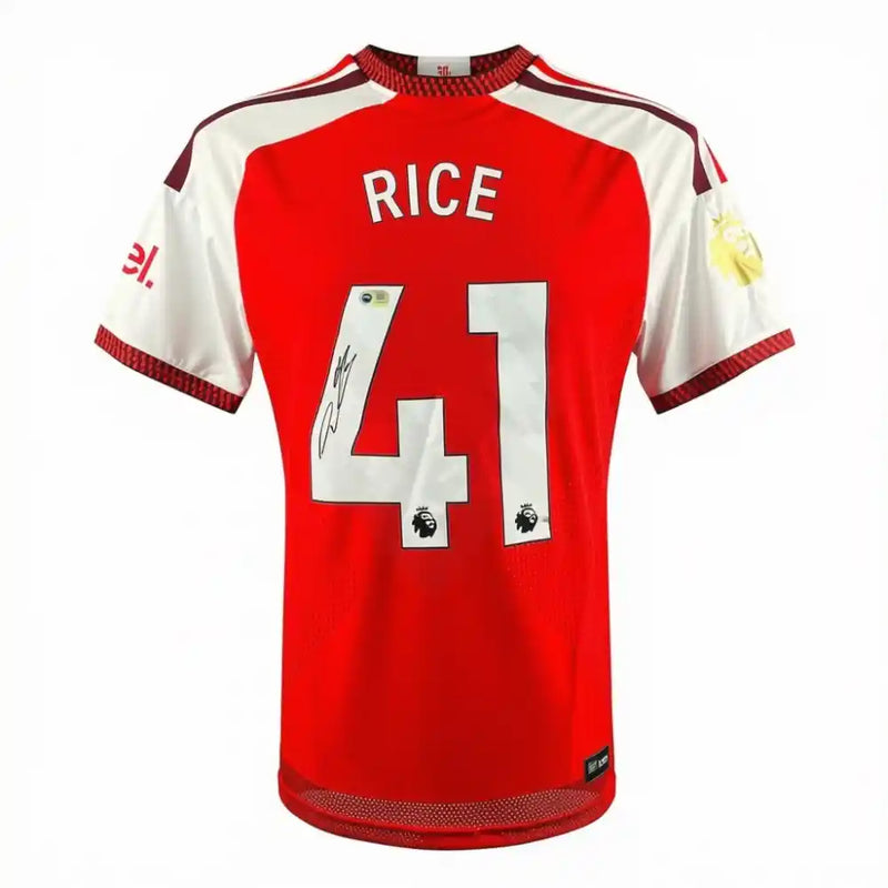 Declan Rice Signed Arsenal Jersey